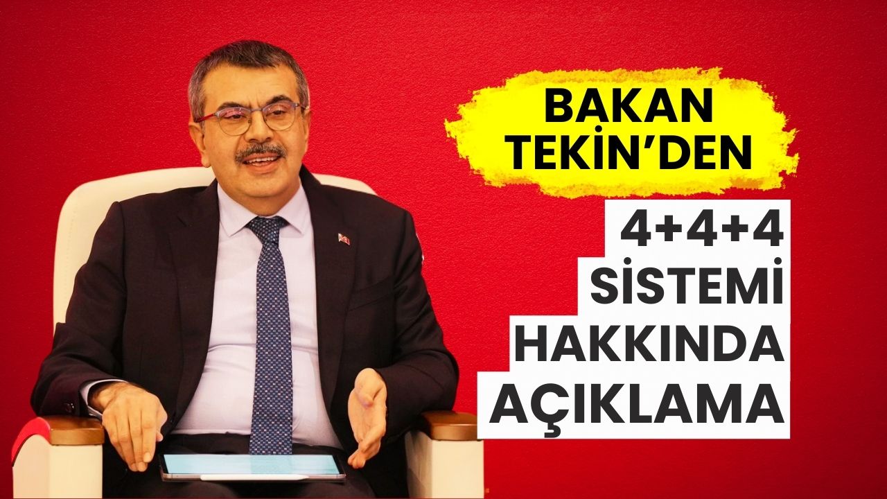 Zorunlu Eğitim Süresi Kısalıyor mu? Bakan Tekin’den Kritik 4+4+4 Açıklaması