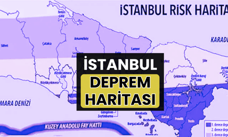 İstanbul Deprem Risk Haritası Açıklandı: Hangi İlçeler Tehlike Altında?