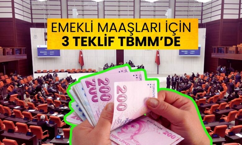 Emekliler İçin 3 Teklif Meclis’e Sunuldu: Bayram İkramiyesi ve Maaşlara Zam Gündemde
