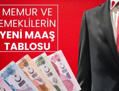 Memur ve Emeklilerin Zamlı Maaş Tablosu Ortaya Çıktı!