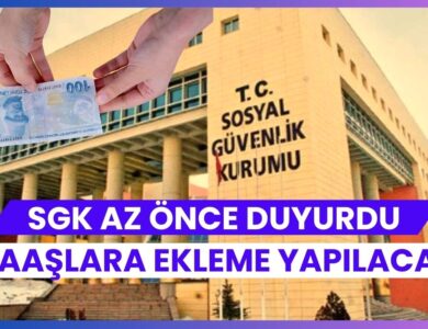 SGK az önce duyurdu; Maaşlara ek ödeme yapılacak!