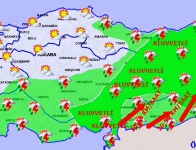 Meteoroloji'den 25 İl İçin Sarı Kod Uyarısı: Kuvvetli Yağış Yolda!