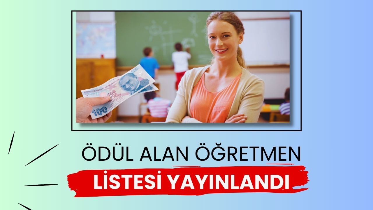 MEB, 2025 Yılında Ödül Alan Öğretmenlerin İsimlerini Açıkladı