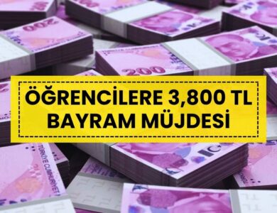 Öğrencilere Bayram Desteği: 3.800 TL Hesaplara Yatacak