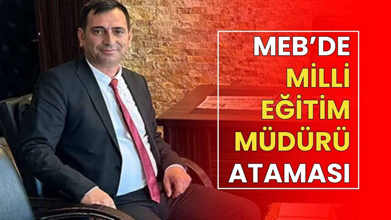Okul Müdürü Murat Peker İlçe Milli Eğitim Müdürü oldu
