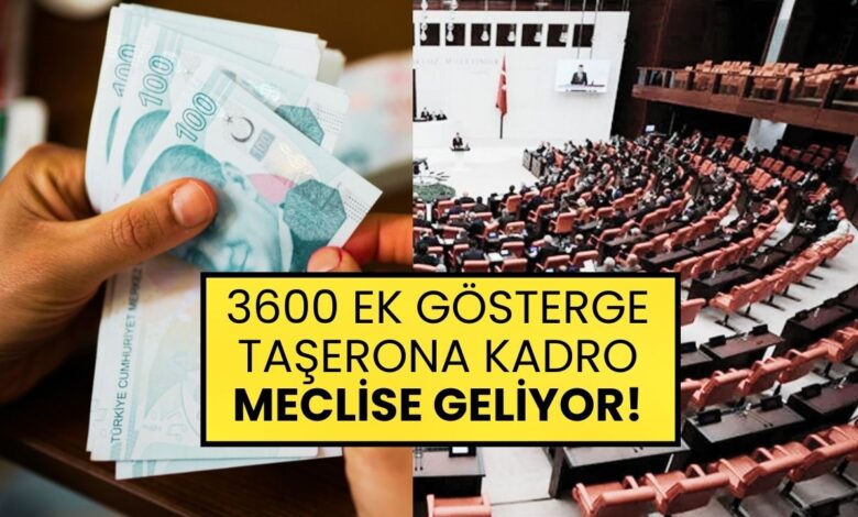Meclis'in ilk gündemi belli oldu! Yüz binlerce memur için 3600 ek gösterge ve taşerona kadro haberini verdi
