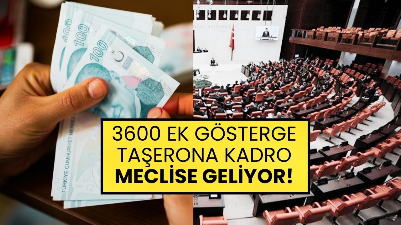 Meclis'in ilk gündemi belli oldu! Yüz binlerce memur için 3600 ek gösterge ve taşerona kadro haberini verdi
