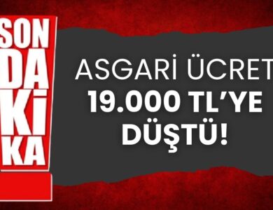 Asgari Ücrette Şok! Ara Zam Bekleniyordu, Ancak 19 Bin Liraya Düştü