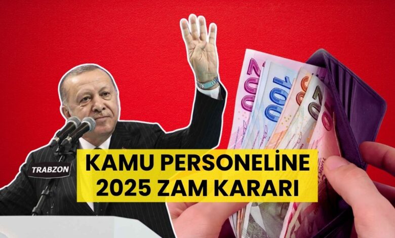 Cumhurbaşkanı Onayladı: Kamu Personeline Yönelik 2025 Zam Kararı Resmi Gazete’de Yayımlandı