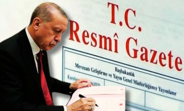 Son Dakika! Cumhurbaşkanı Erdoğan'dan Yeni Atama ve Görevden Alma Kararları: Resmi Gazete'de Yayımlandı