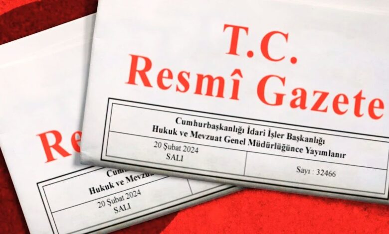 Resmî Gazete'de Yayımlandı: 29 Mayıs 2025 Üst Düzey Atama ve Görevden Alma Kararları!