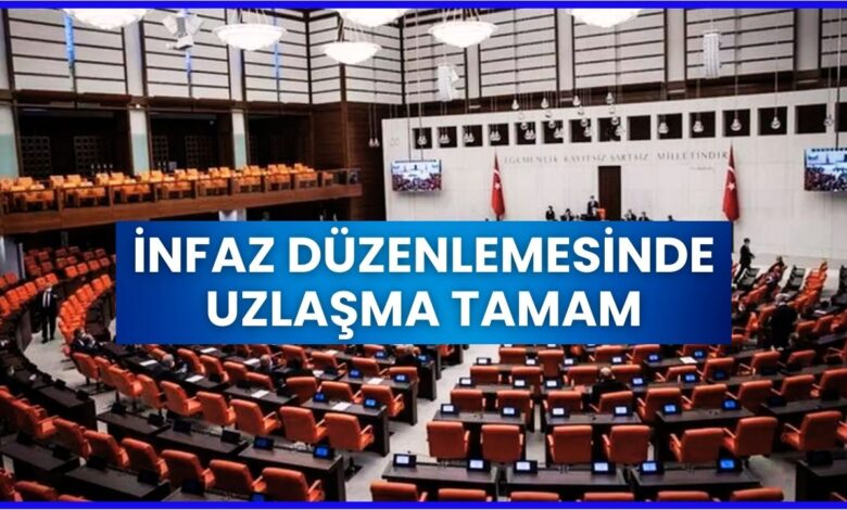 Meclis'te İnfaz Düzenlemesi İçin Uzlaşma: AK Parti Bayramdan Önce Çıkarmak İstiyor!