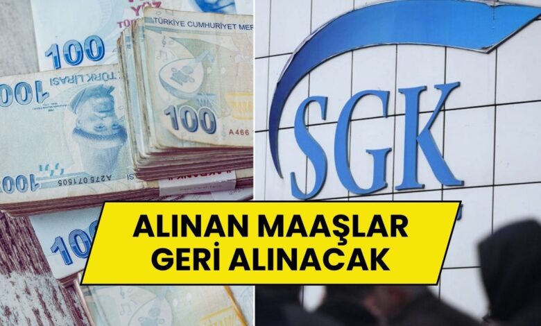 SGK Harekete Geçti: Alınan Maaşlar Faiziyle Geri Alınacak!