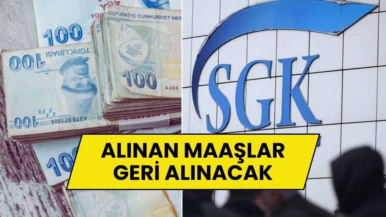 SGK Harekete Geçti: Alınan Maaşlar Faiziyle Geri Alınacak!