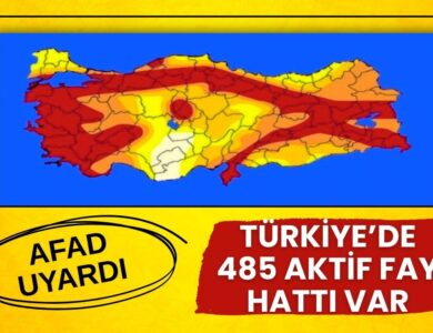 AFAD'dan Kritik Uyarı: Türkiye'de Tam 485 Diri Fay Hattı Var!