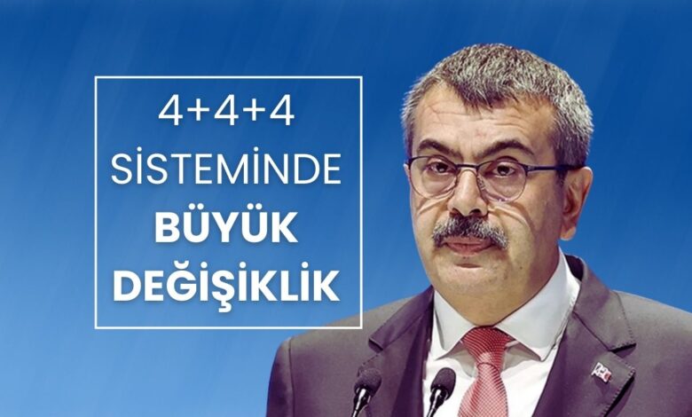 Sabah Gazetesi: MEB harekete geçti! 4+4+4 sisteminde büyük değişim başlayacak