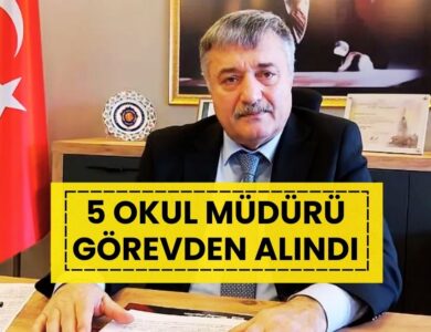 İl Milli Eğitim Müdürü Düğmeye Bastı: 5 Okul Yöneticisi Görevden Alındı!