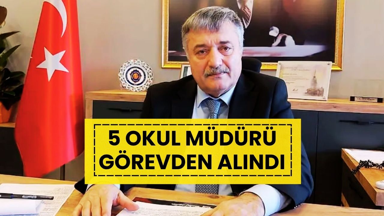 İl Milli Eğitim Müdürü Düğmeye Bastı: 5 Okul Yöneticisi Görevden Alındı!