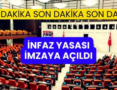 İnfaz Düzenlemesinde Son Dakika: Kanun Teklifi İmzaya Açıldı!