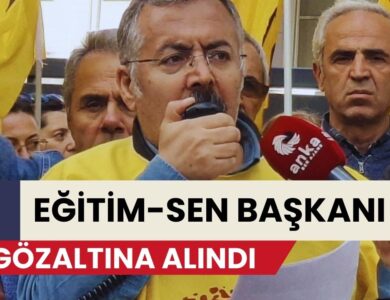 Eğitim Sen Şube Başkanı ve Eşi Gözaltına Alındı
