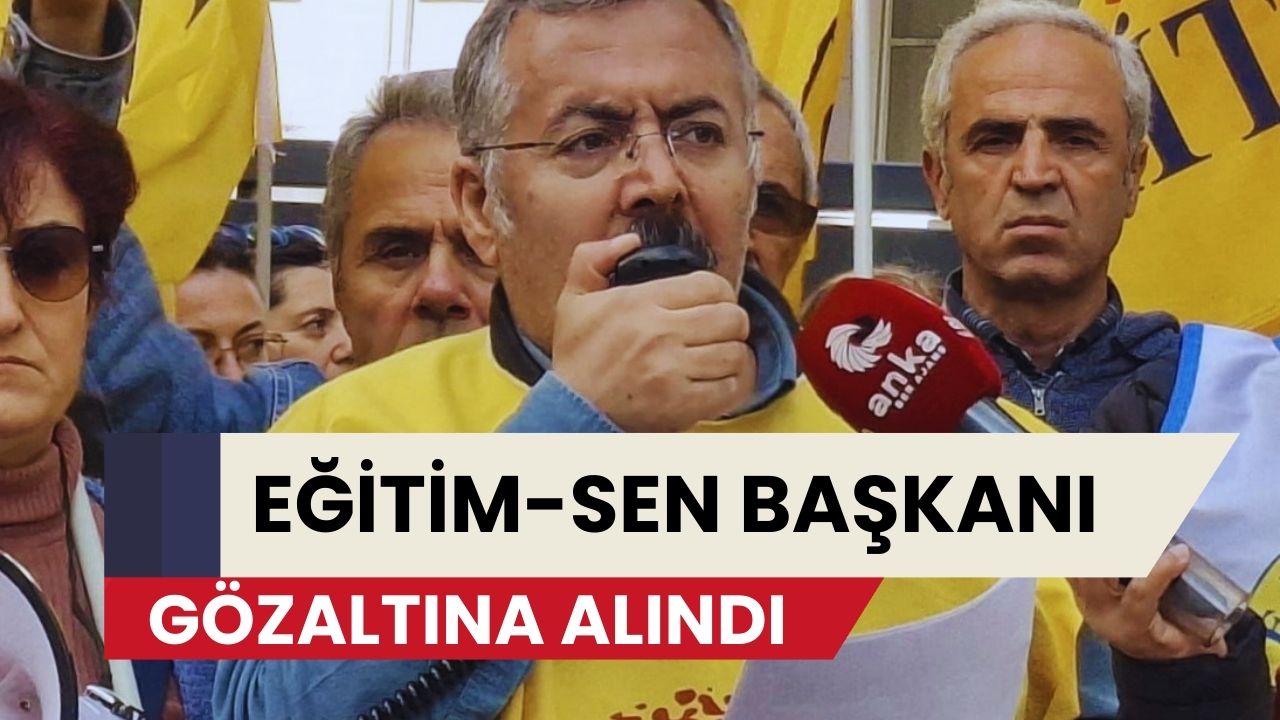 Eğitim Sen Şube Başkanı ve Eşi Gözaltına Alındı