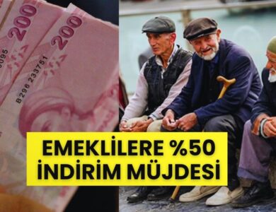 Emeklilere Çifte Sevinç! Bayram İkramiyesi ve Yüzde 50 İndirim Bir Arada Geliyor!