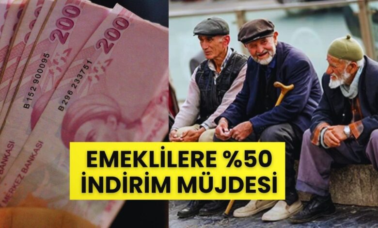 Emeklilere Çifte Sevinç! Bayram İkramiyesi ve Yüzde 50 İndirim Bir Arada Geliyor!