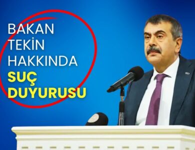 Özkan Özdemir’den Bakan Yusuf Tekin’e suç duyurusu!