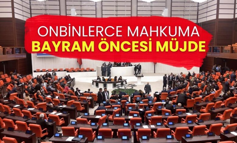 Son Dakika: On Binlerce Mahkuma Bayram Müjdesi! İnfaz Düzenlemesi Bayramdan Önce Çıkıyor!