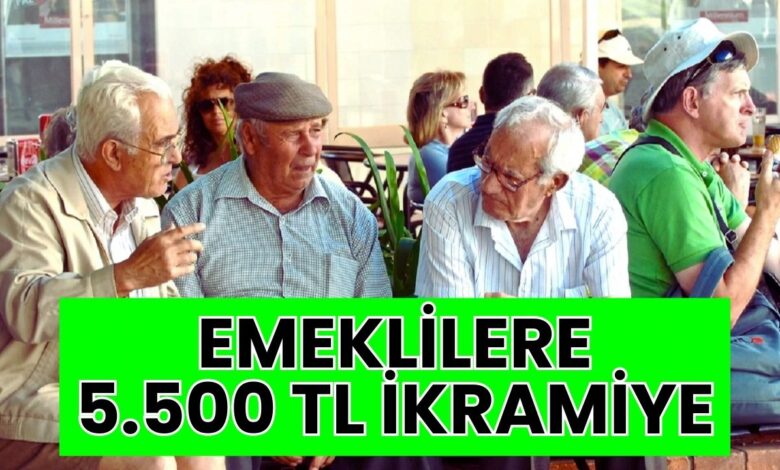Emeklilere Bayram Müjdesi! 5.500 TL İkramiye İçin Başvurular Başladı