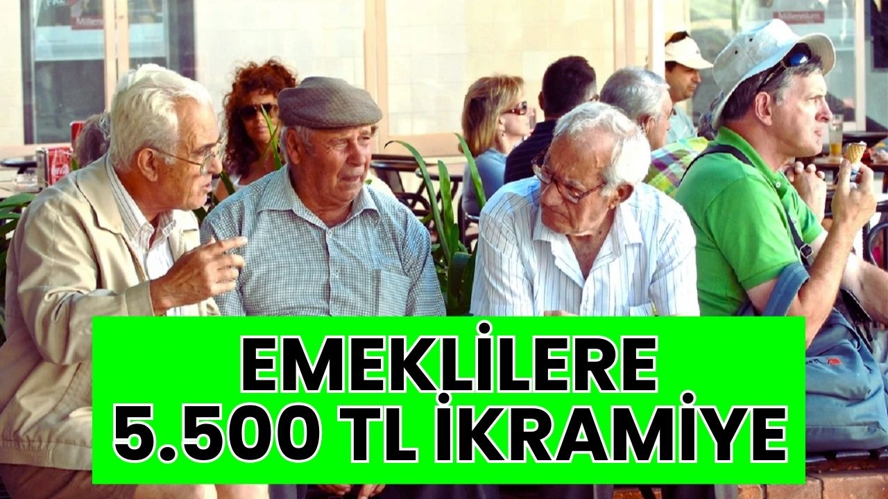 Emeklilere Bayram Müjdesi! 5.500 TL İkramiye İçin Başvurular Başladı