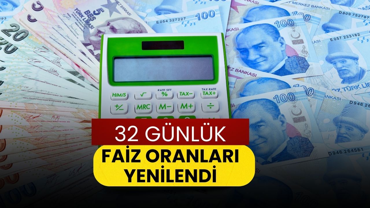 400 Bin Liranın Faiz Getirisi Şaşırttı: 32 Günlük Faiz Oranlarında Yeni Tablo Ortaya Çıktı