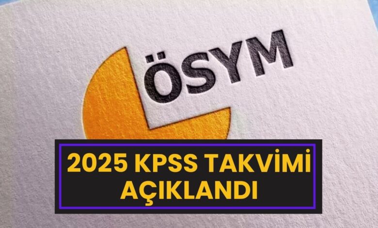 ÖSYM 2025 KPSS Takvimini Açıkladı: Sınav ve Başvuru Tarihleri Netleşti