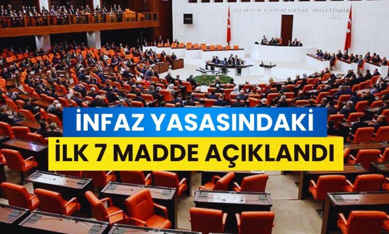 İnfaz Yasasındaki İlk 7 Madde Belli Oldu: Yargı Paketi 13 Mayıs’ta Komisyonda Görüşülecekİnfaz Yasasındaki İlk 7 Madde Belli Oldu: Yargı Paketi 13 Mayıs’ta Komisyonda Görüşülecek