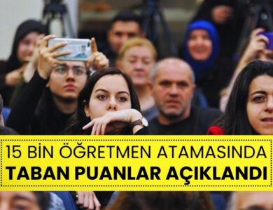 15 Bin Öğretmen Atamasında Son Dakika: Branşlara Göre Sözlü Sınav Taban Puanları Açıklandı