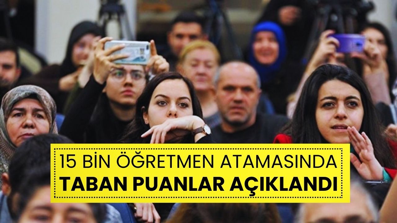 15 Bin Öğretmen Atamasında Son Dakika: Branşlara Göre Sözlü Sınav Taban Puanları Açıklandı