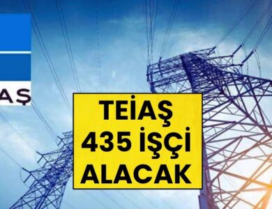 Son Dakika: TEİAŞ, 435 Daimi İşçi Alacak!
