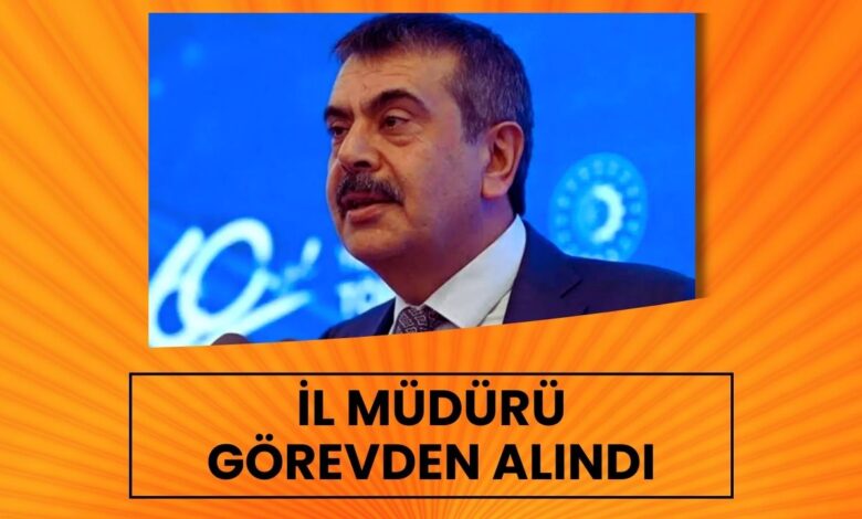 Bakan Tekin’den Jet Talimat: İl Müdürü Apar Topar Görevden Alındı