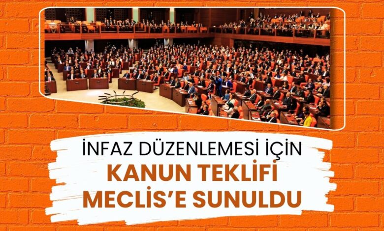İnfaz Düzenlemesi İçin Kanun Teklifi Meclis'e Sunuldu: İşte Tam Metni ve Gerekçesi