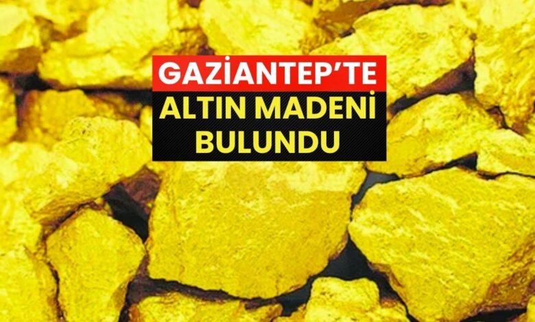 Gaziantep'te Altın Madeni Bulundu!