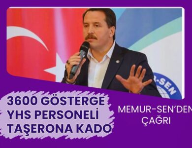 Memur-Sen Bangır Bangır Duyurdu: Yardımcı Hizmetler Sınıfı, Taşerona Kadro, 3600 Ek Gösterge Acil Çözüm Bekliyor- VİDEO HABER