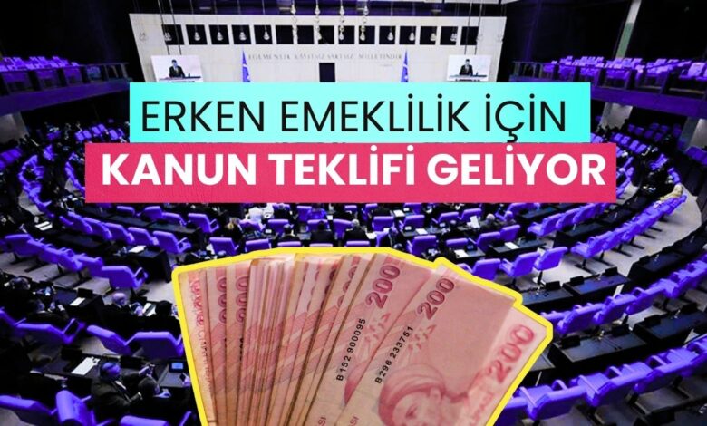 Erken Emeklilik İçin Yeni Adım: Meclis’e Kanun Teklifi Geliyor