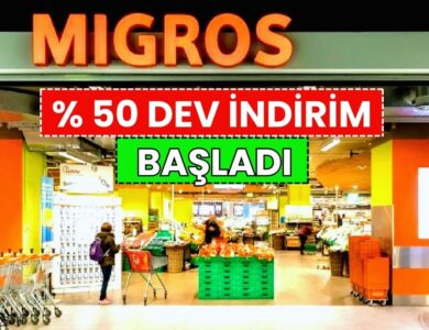 Migros'ta Bayrama Özel Dev Kampanya: Aynı Ürünün İkincisi Yüzde 50 İndirimli!!