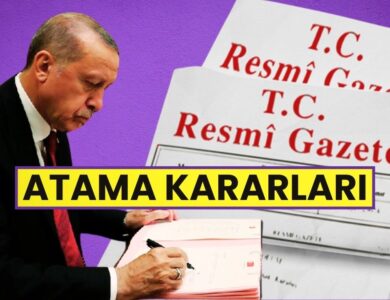 Cumhurbaşkanı Erdoğan imzaladı: Üst düzey atama ve görevden alma kararları Resmi Gazete’de