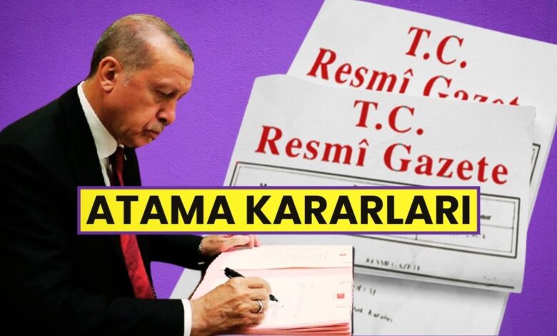 Cumhurbaşkanı Erdoğan imzaladı: Üst düzey atama ve görevden alma kararları Resmi Gazete’de
