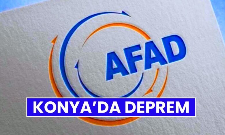 Konya’da sabaha karşı deprem: AFAD’dan ilk açıklama geldi
