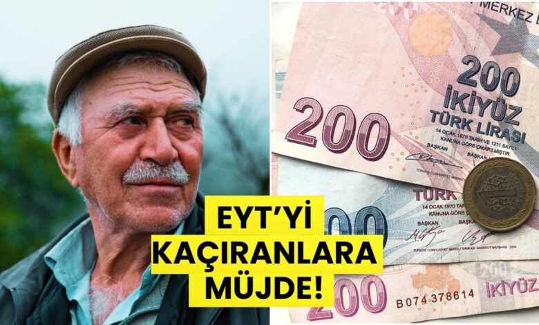 EYT'yi Kaçıranlara Müjde: 1999 ve Sonrası SGK Girişlilere Erken Emeklilikte Fırsatı!