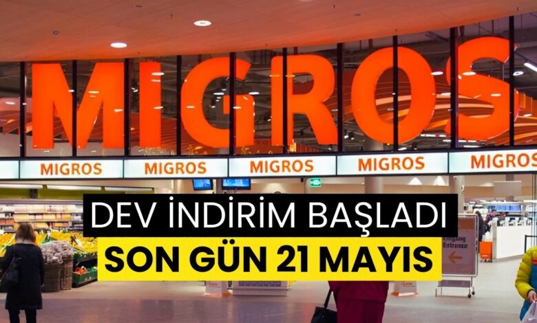 Migros'ta Money Kart Sahiplerine Özel Büyük İndirim! İşte aktüel ürünler kataloğu (Son Gün 21 Mayıs)