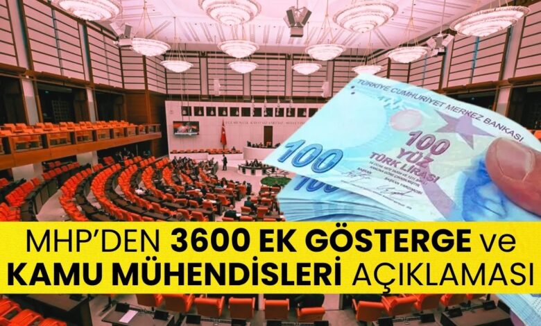 MHP'den 3600 Ek Gösterge ve Kamu Mühendisleri İçin Önemli Çağrı!