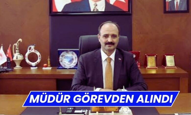 Son Dakika: İl Müdürü Hayrullah Göktekin Görevden Alındı! Yerine Müdür Yardımcısı Atandı